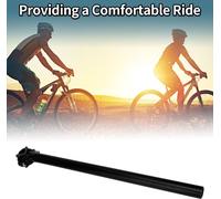 Tube De Selle De VéLo à Angle RéGlable Tube De Selle De VéLo Noir 1 Pc 27,2X500Mm Alliage D'Aluminium