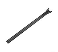 Tube de selle pliable fabriqué à partir de fibre de carbone et d'alliage d'aluminium, collier de serrage réglable avec vis avant et arrière, adapté à différents types de selle (mat 31,8 x 580 mm)