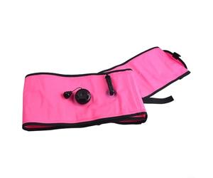 Tube de signalisation gonflable de sécurité pour la plongée sous-marine pour marquage de surface lors d'exercices de navigation sous-marine (1,8 x 18 cm, rose)