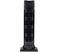 Tube de support de canne à pêche, support cylindrique en plastique robuste pour seau et boîte de pêche, support de canne portable pour kayak, bateau, banque, pêche, accessoire d'équipement facile à