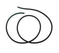 Tube de Traite en Caoutchouc Noir à Pulsation Unique 2 M | Remplacement Rapide, Surface Lisse et Souple, pour Vaches et Installations Portatives
