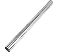 Tube De Tuyau D'Échappement Droit Diy Pour Voiture Personnalisée Modifiée, Tuyauterie De Tuyau D'Échappement 76Mm / 3" Od 1016Mm / 40" Longueur Acier Inoxydable T316 Ton Argenté