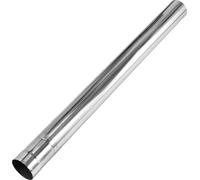 Tube De Tuyau D'Échappement Droit Tube De Tuyau D'Échappement De Voiture Mandrel Bend Diy Tuyauterie Personnalisée 76Mm Od 889Mm Longueur T304 Acier Inoxydable Ton Argenté