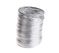 Tube De Ventilation De Séchage En Aluminium, 80mm, Conduit De Séchage Ignifuge, Résistant À La Chaleur, Tuyau D'échappement De Fumée, 3M/6M(6m)