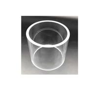 Tube de Verre de Vision Borosilicat - 1PC OD50-120mm Hauteur 100mm Épaisseur 5mm, Résistant à 400℃ Anti-Explosion pour Tuyauteries Chimiques Chaudières Vaisseaux Sous Pression(120x100x5mm)