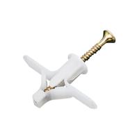 Tube de vis d'expansion for plaques de plâtre, boulon d'ancrage for cloisons sèches, bouchon mural creux, bouchon d'expansion fixe for avion, Kit de chevilles for plaques de plâtre(45mm,50PCS)