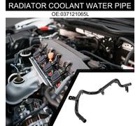 Tube D'Eau De refroidissements Du Radiateur No.037121065L Pour Volkswagen Cabrio 1995-2002 / Tuyau Intérieur D'Eau De refroidissements / Métal Durable / 1 Pièce Noire