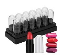 Tube D'échantillon de Rouge à Lèvres, Emballage D'échantillons de Baume à Lèvres, Support de Flacons, Outil de Beauté Cosmétique Bricolage avec Fond Torsadé et Capuchon Supérieur, Ensemble de Voyage D