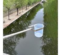Tube d'échantillonnage de Liquide, kit d'échantillonnage d'eau en Plastique pour Analyse de l'eau, récipient d'échantillonnage d'eau Extra-Long avec Perche télescopique, louche de Collecte d