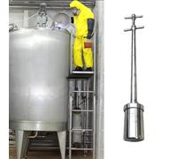 Tube d'échantillonnage de liquide pour le traitement des eaux usées et l'analyse microbiologique, résistant aux hautes températures