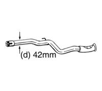 Tube D'échappement Bosal 889-159