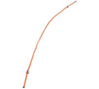 Tube d'échappement de rechange pour compresseur d'air Gdfnmogo de 600 mm, tuyau en aluminium ton cuivre avec écrou hexagonal, filetage G1/8 compatible avec connexion de pompe à huile, durable pour