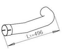 Tube D'Échappement - DINEX 48202