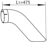 Tube D'Échappement - DINEX 54668