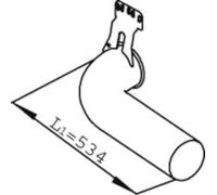 Tube D'Échappement - DINEX 68716