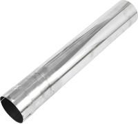 Tube D'Échappement Droit À Mandrin Coupé Diy Pour Tuyau D'Échappement Personalisé De Voiture Modifié Tubage 76Mm/3" Od 457Mm/18" Longueur En Acier Inoxydable T304 Ton Argent
