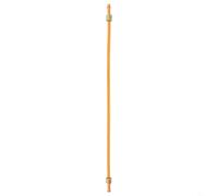 Tube d'échappement en aluminium plaqué cuivre pour compresseur d'air avec écrou hexagonal G1/8, filetage 400 mm de longueur pour équipement d'atelier et de remplacement d'outils pneumatiques