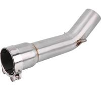 Tube d'échappement, longueur 32 cm/12,6 pouces alésage 51 mm/2,01iin résistance à la rouille Tube central pour voiture