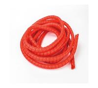 Tube d'enroulement en spirale de 1/5 m - 8/10/14/16/20/25 mm - Manchon de protection pour câbles (rouge, 35 mm x 1 m)