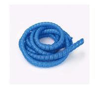 Tube d'enroulement en spirale de 1/5 m - 8/10/14/16/20/25 mm - Protection des câbles (bleu, 35 mm x 1 m)