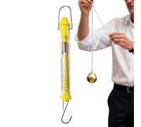 Tube d'équilibrage à ressort du dynamomètre - Échelle de calibre de physique 2,5 x 2 x 25 cm, écran du testeur de traction 120 g | Expérience de De, support L
