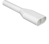Tube d'évacuation double vidange - WHIRLPOOL - Lave-linge - Blanc - Tuyau PVC double évacuation