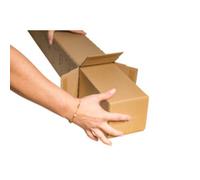 Tube d'expédition, pour formats A0, brun