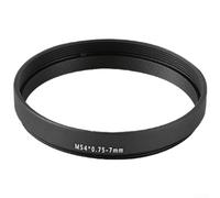 Tube d'extension anodisé léger avec filetage M54 x 0,75 pour une utilisation dans les configurations de caméra télescope et d'aplatisseur de terrain (M54 x 0,75-7 mm)