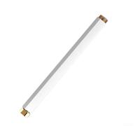 Tube d'extension de douche en acier inoxydable, 30 cm avec interface de 25 mm, tige d'extension résistante à la rouille pour mise à niveau du robinet de salle de bain, pour finitions chromées noires