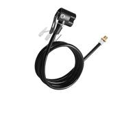 Tube d'extension de gonfleur - Tuyau flexible de valve d'air, adaptateur ďe longueur đe pompe à pneu, connecteur d́e buse tressé, ligne d̄e gonflage résistante aux fuites, accessoire dé compresseur po