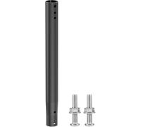 Tube d'extension de mât d'antenne de 35,5 cm avec 2 trous de fixation, compatible avec B0GQSLW22R et B0F8HHBKM5, en fer, réglable, noir