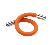Tube d'extension de robinet en acier inoxydable avec design rotatif et pliable plus aérateur intégré pour une dispersion contrôlée de l'eau (100 cm)