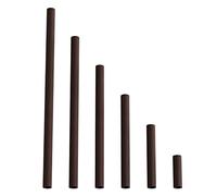 Tube d'extension en métal pour lampes à suspension ou lampes de table - 15 cm, Rouille foncé peint