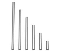 Tube d'extension en métal pour lampes à suspension ou lampes de table - 20 cm, Chromé