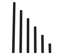 Tube d'extension en métal pour lampes à suspension ou lampes de table - 30 cm, Noir