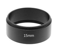 Tube d'extension fileté T2 M42 x 0,75 filetage pour télescope 15 mm Noir