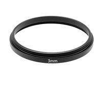 Tube d'extension fileté T2 M42 x 0,75 filetage pour télescope 3 mm, noir