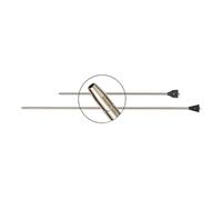 Tube d'extension pour pistolet à soufflet de base avec buse standard 500 mm droite