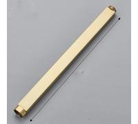 Tube d'extension pour robinet de douche en chrome/nickel brossé/or/laiton antique 40-50 cm Tube d'extension pour robinet de douche - Doré brossé 40 cm