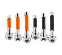 Tube d'extension pour robinet, Tube d'extension moussant, rallonge de robinet flexible à 360°, tuyau d'extension pliable, tube d'extension à 3 modes(Orange,30CM)