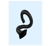 Tube D'extraction De Fumée Industriel Flexible Universel Avec Bras De Fumée Réglable Et Hotte De Ventilation For Le Fumage Et L'élimination Des Poussières(5x80cm/2x31.5in)