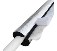 Tube D'isolation de Tuyau 22-219mm ID, 30mm épaisseur, 90cm Longueur, Isolation Tuyaux Mousse pour Tuyau Isolant du Climatiseur, Anti-Gel et calorifuge(ID 89mm × T 30mm × 90cm)