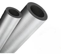 Tube d'isolation de tuyau en mousse auto-adhésif de 3.08 pieds de longueur, couvercle de tuyau d'eau AC ignifuge, 1 pièces(ID 3″xT 1-1/5″)