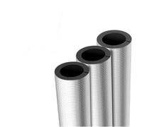 Tube d'isolation de tuyau en mousse auto-adhésif, enveloppe de papier d'aluminium de 3,08 pieds de longueur, 1 pièce(ID 3-1/2″xT 1-1/5″)