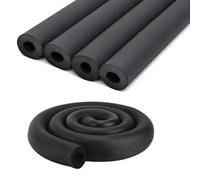 Tube d'isolation en Mousse pour Tuyau, Isolation Thermique 16mm 20mm 25mm 32mm 50mm 63.0mm 76mm 90mm 110mm, Manchon D'isolation Souple, Anti-Gel d'extérieur(T9mm X ID6mm X L1.7M)