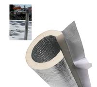 Tube D'isolation en Mousse Pour Tuyau,Tuyaux de Mousse Antigel Feuille D'aluminium Double Couche,pour Extérieur Tuyau D'eau Chaude Froide,Thermique Ignifuge étanche(27mm ID x 20mm Thick x 0.95m)