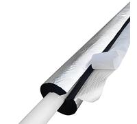 Tube D'isolation Pour Conduite D'eau 20/25/32/43/50/63/76/89/110 Mm Tube En Mousse Pré-fendu Avec Feuille D'aluminium, Tuyau En Caoutchouc De 20/30 Mm D'épaisseur Étanche Et Résistant Au Feu ( Color :