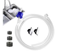 Tube distributeur de savon pour évier, tuyau de distributeur de vaisselle, outil d'extension en silicone avec anti-retour compact, long tube de shampooing pour la maison, hôtel, appartement, 1