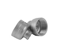 Tube droit en acier inoxydable 304, filetage intérieur, tête directe, moulage, chauffage de l'eau, 4 pièces(DN40X 25_GOLD 4PCS)