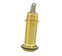 Tube droit en alliage de 6,35 mm pour guitare électrique et basse avec connexion sécurisée, entrée permanente pour guitare
